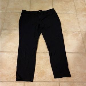 Stretchy contemporary knit pants